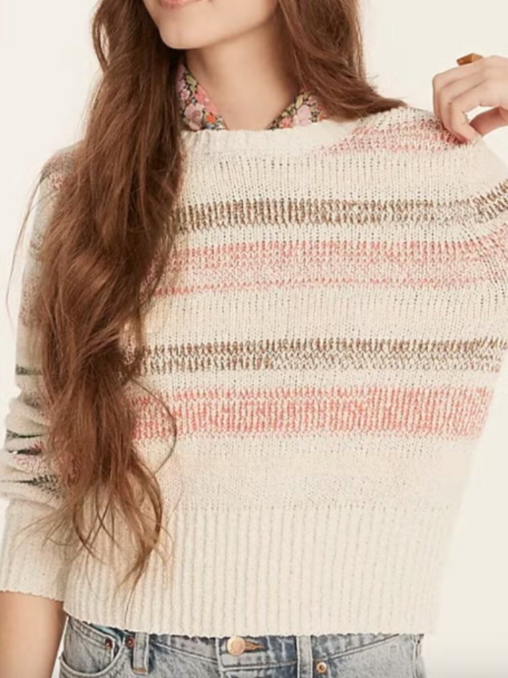 🍂J. Crew - Striped Pullover Sweater